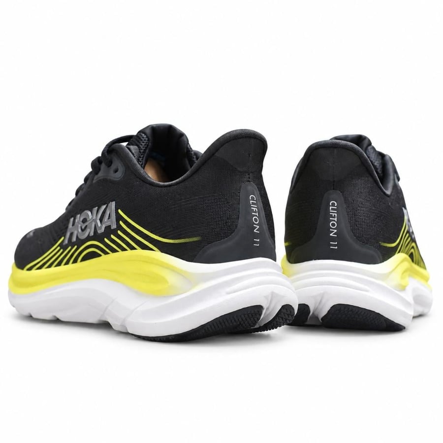حذاء | HOKA Clifton 11 Black / Yellow