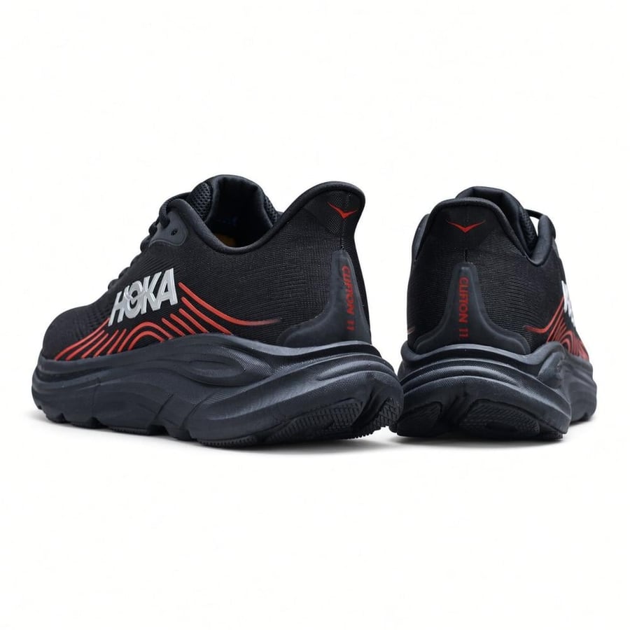 حذاء | HOKA Clifton 11 Black / Red
