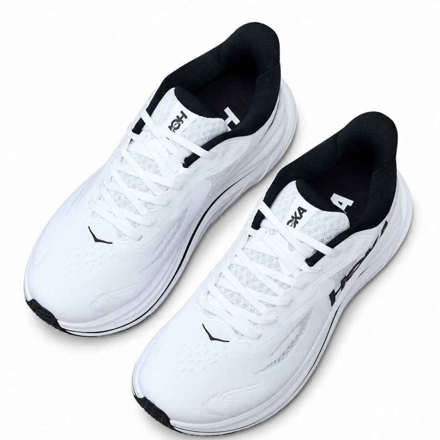 حذاء | HOKA Clifton 10 White / Black