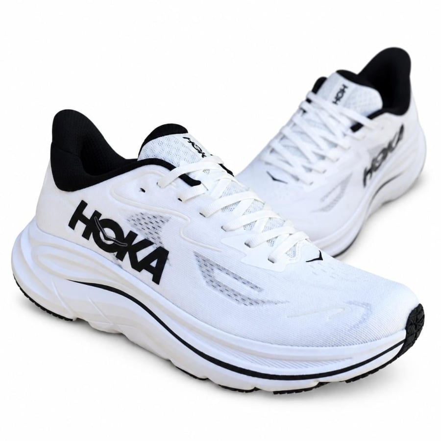 حذاء | HOKA Clifton 10 White / Black