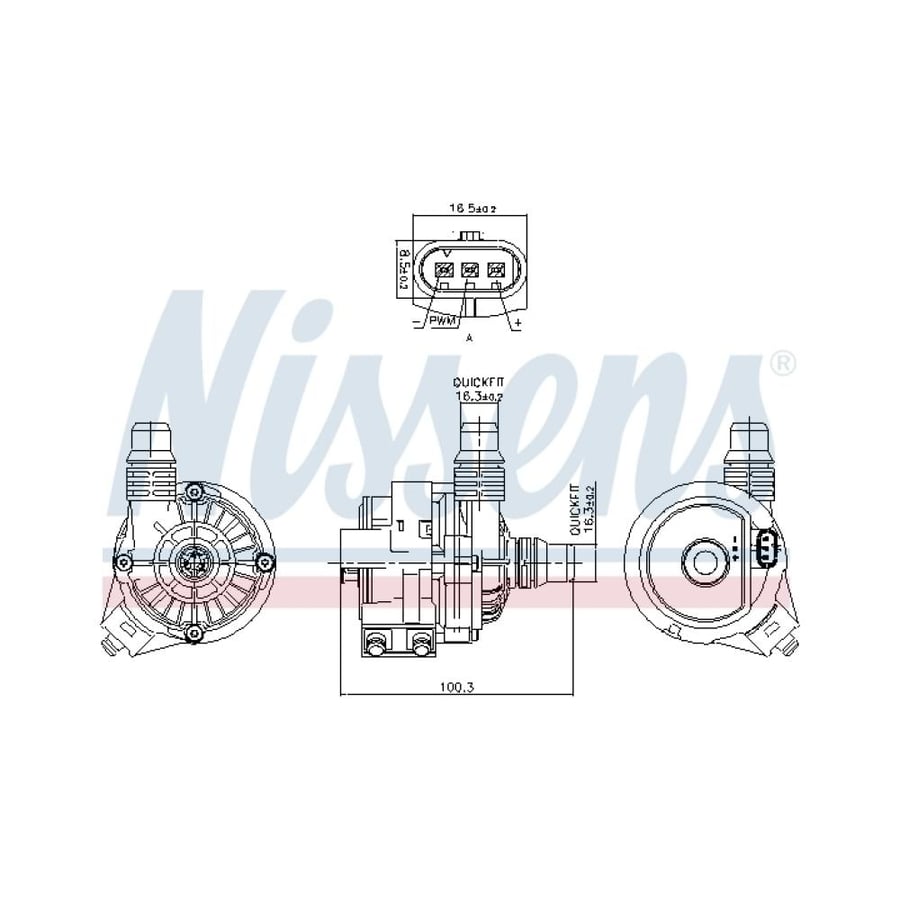 طرمبة ماء Nissens 831361