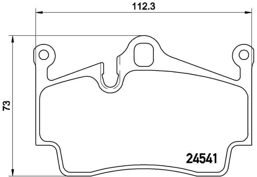 فحمات خلفية Brembo P 65 028