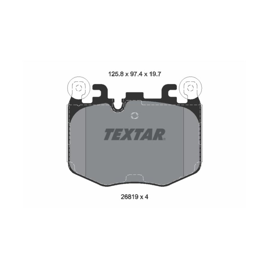 فحمات Textar 2681901