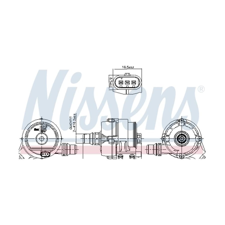 طرمبة ماء Nissens 832128