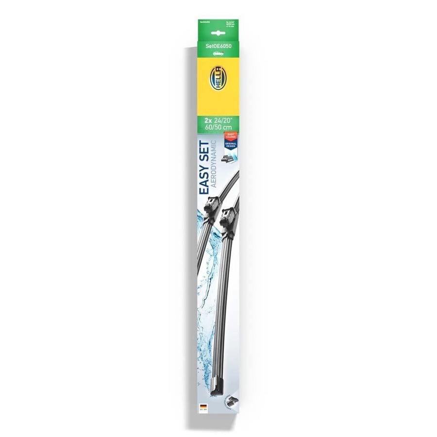 طقم مساحات أمامي (600/500) Hella 9XW 358 164-081