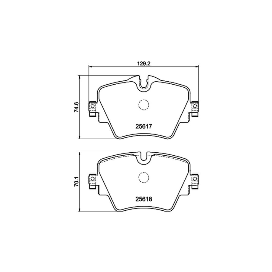 فحمات أمامي Hella 8DB 355 045-761
