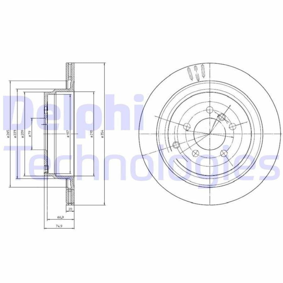 هوب خلفي Delphi BG4021C