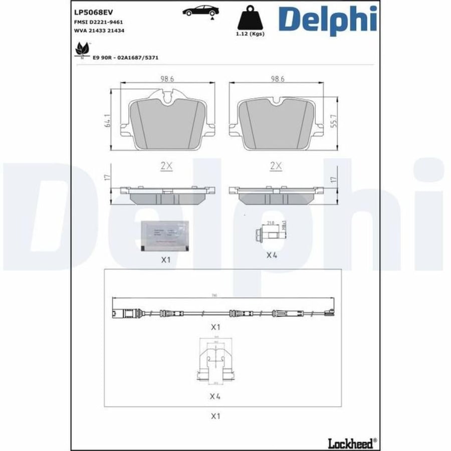 فحمات Delphi LP5068EV