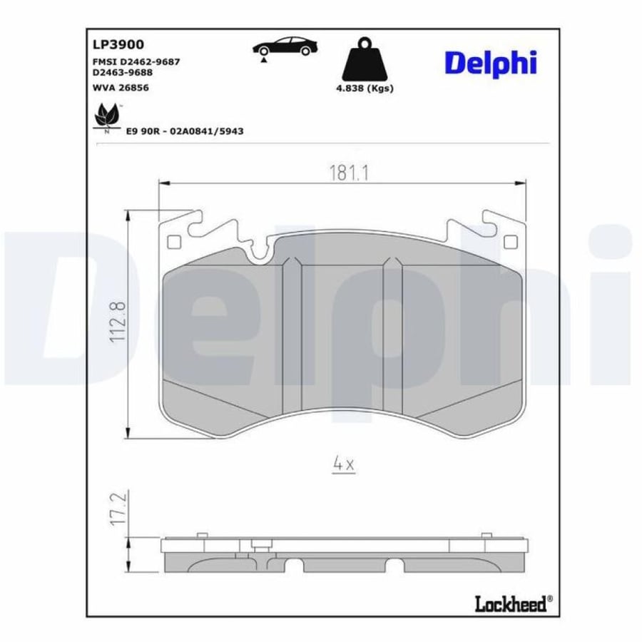 فحمات Delphi LP3900