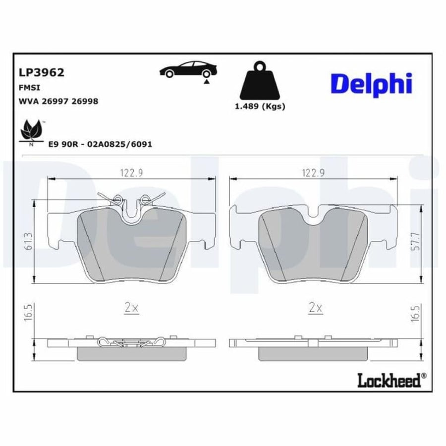 فحمات Delphi LP3962