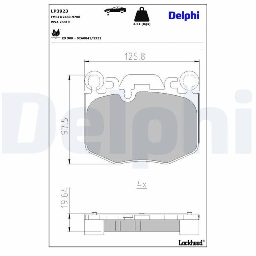 فحمات Delphi LP3923