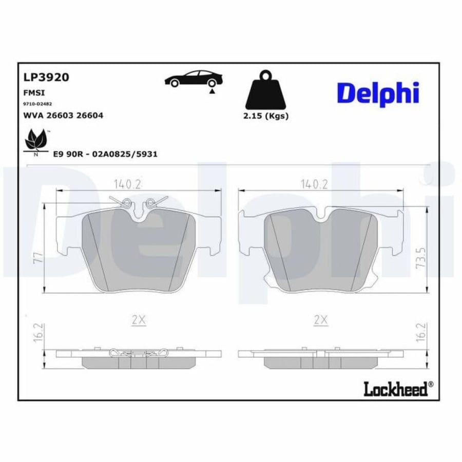 فحمات Delphi LP3920