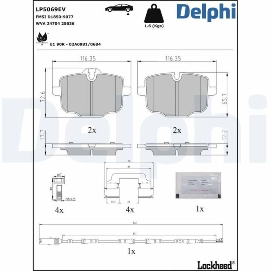 فحمات Delphi LP5069EV