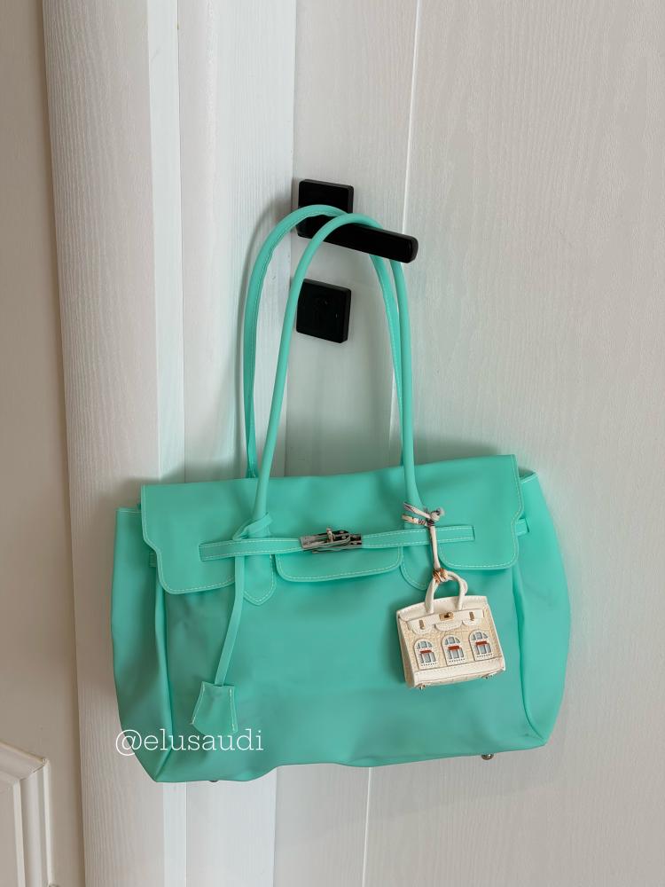 Tiffany blue jelly firkin bag