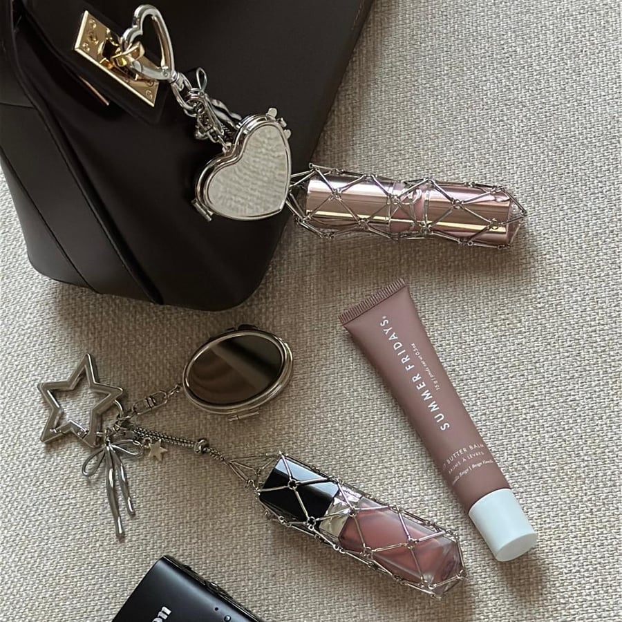 Lipstick holder ( heart ) stainless
