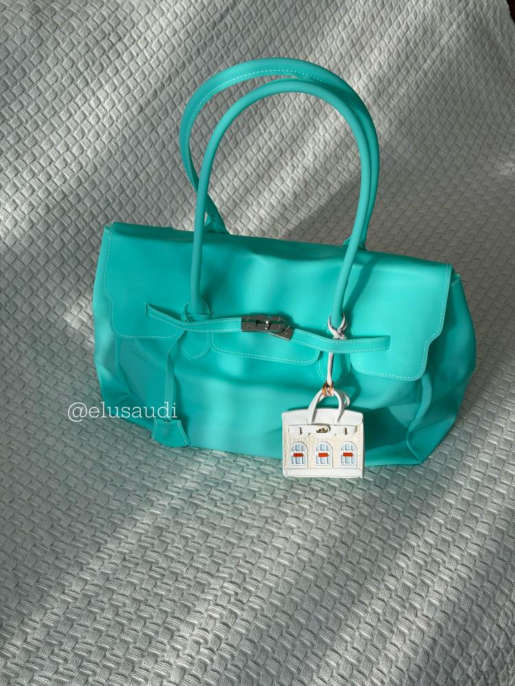Tiffany blue jelly firkin bag