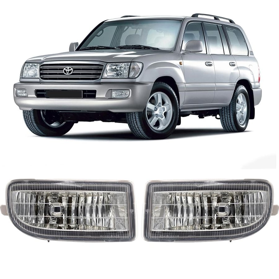 Land Cruiser 1998-2007 fog lamps, two-piece headlights
