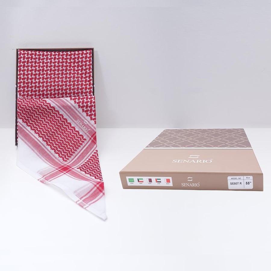 شماغ سيناريو أحمر 807R