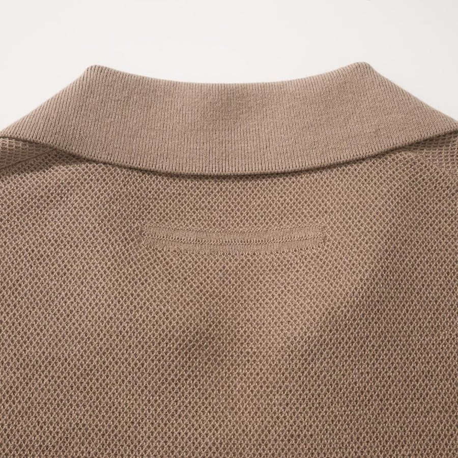 Luxury Knitted Long Sleeve Polo