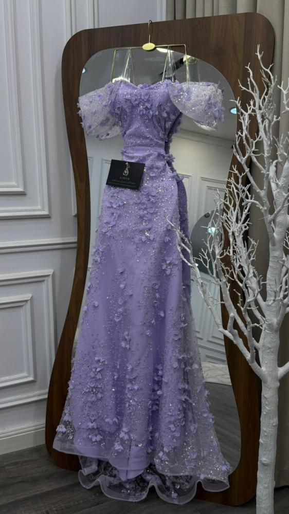 The Hanaof's purple dress