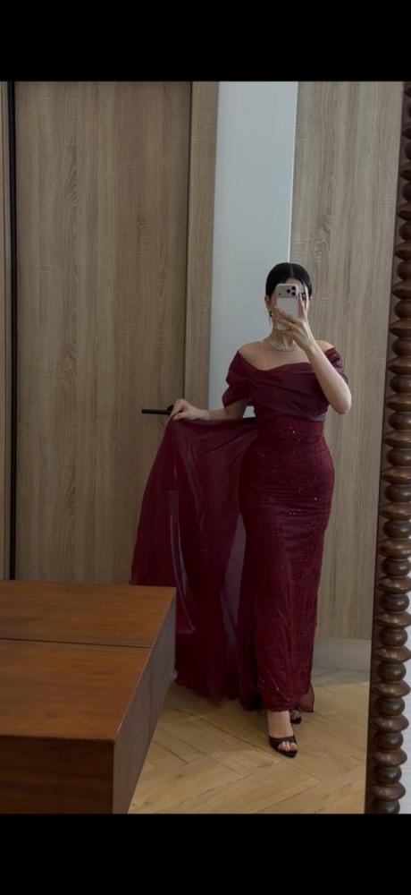 Angelina's velvet dress