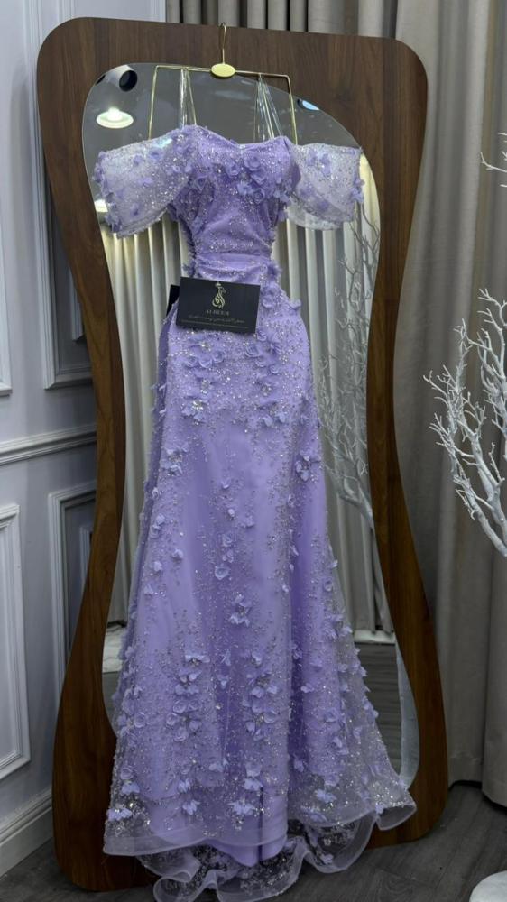 The Hanaof's purple dress