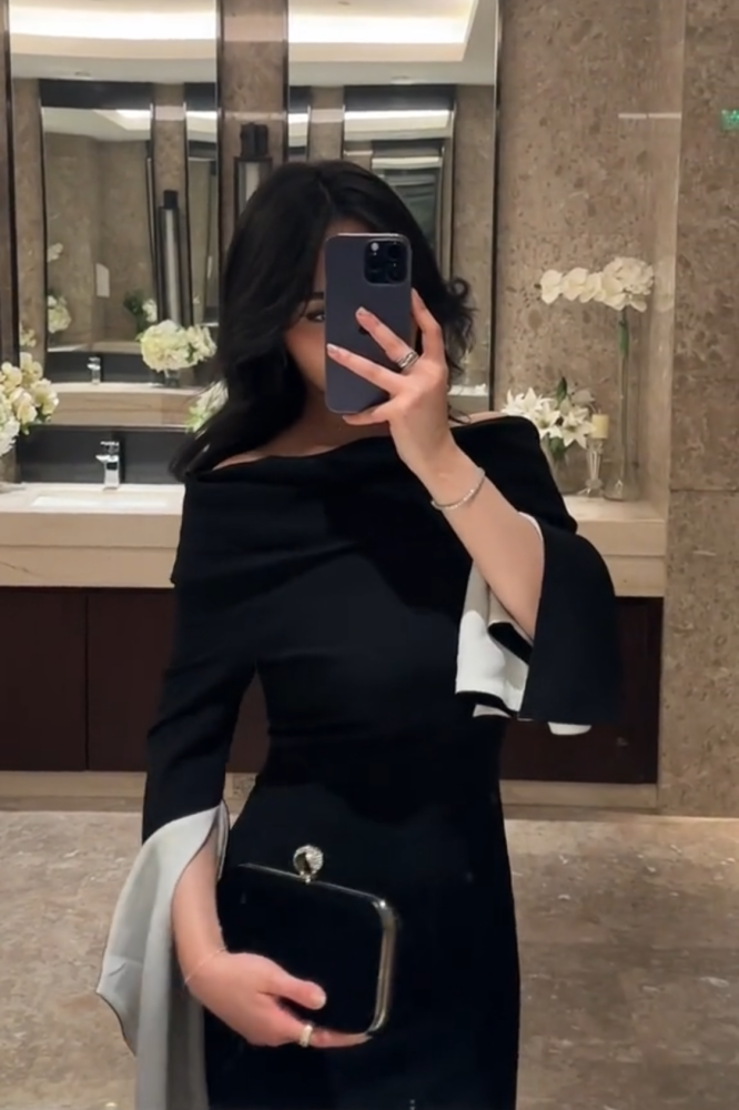 فستان اسود