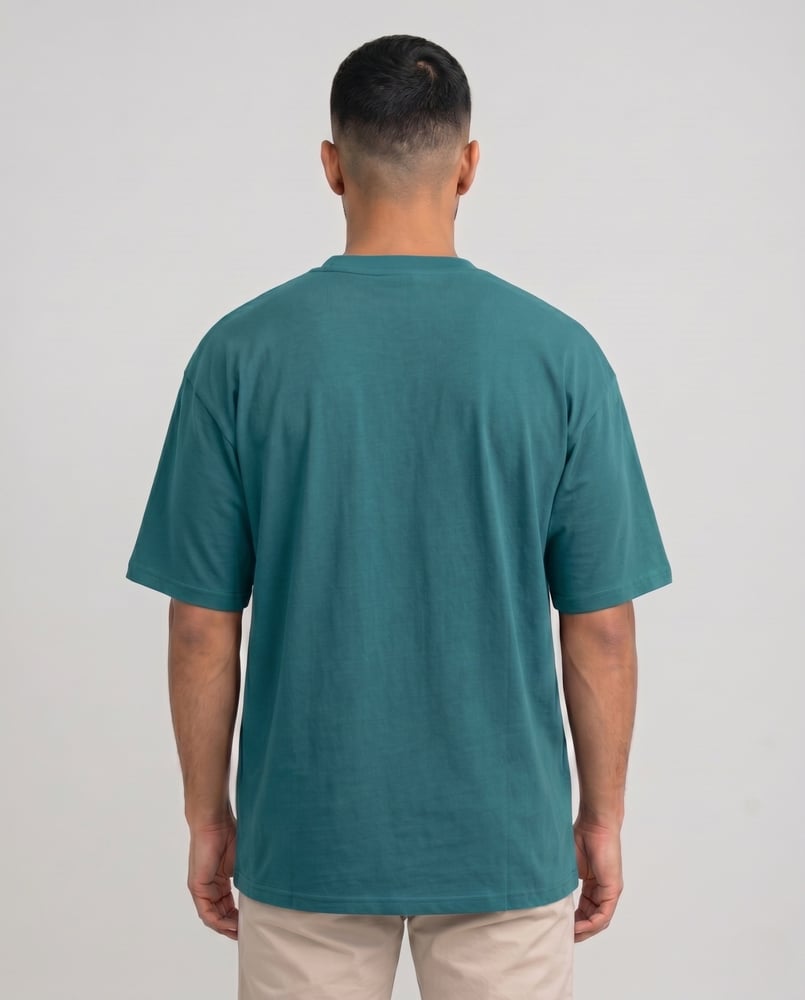 Men’s Oversized Combed Cotton Knitted T-Shirt