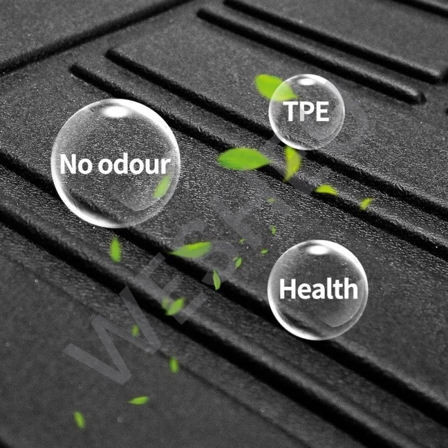 دواسات أرضية تويوتا راف 4 (2020–2024) TPE مقاومة للماء والأتربة – طقم كامل