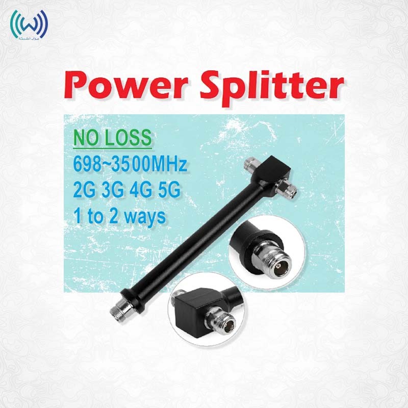 NO LOSS T Connector Cavity RF Power Splitter Divider with 600 4000 mhz for 2G 3G 4G 5G