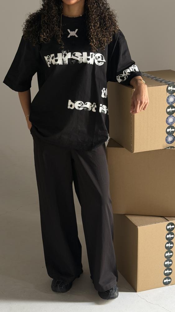 Black shirt oversize