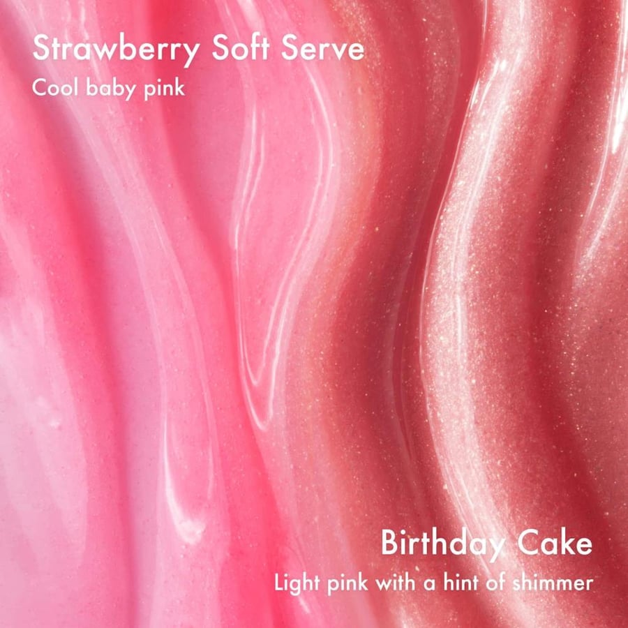 Summer Fridays  Sweet Pink Duo with Birthday Cake + Strawberry Soft Serve Lip Butter Balm