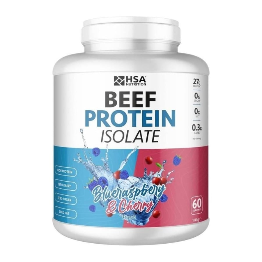 بيف بروتين ايزوليت HSA نيوترشن 1.8 كجم  - HSA NUTRITION BEEF PROTEIN ISOLATE