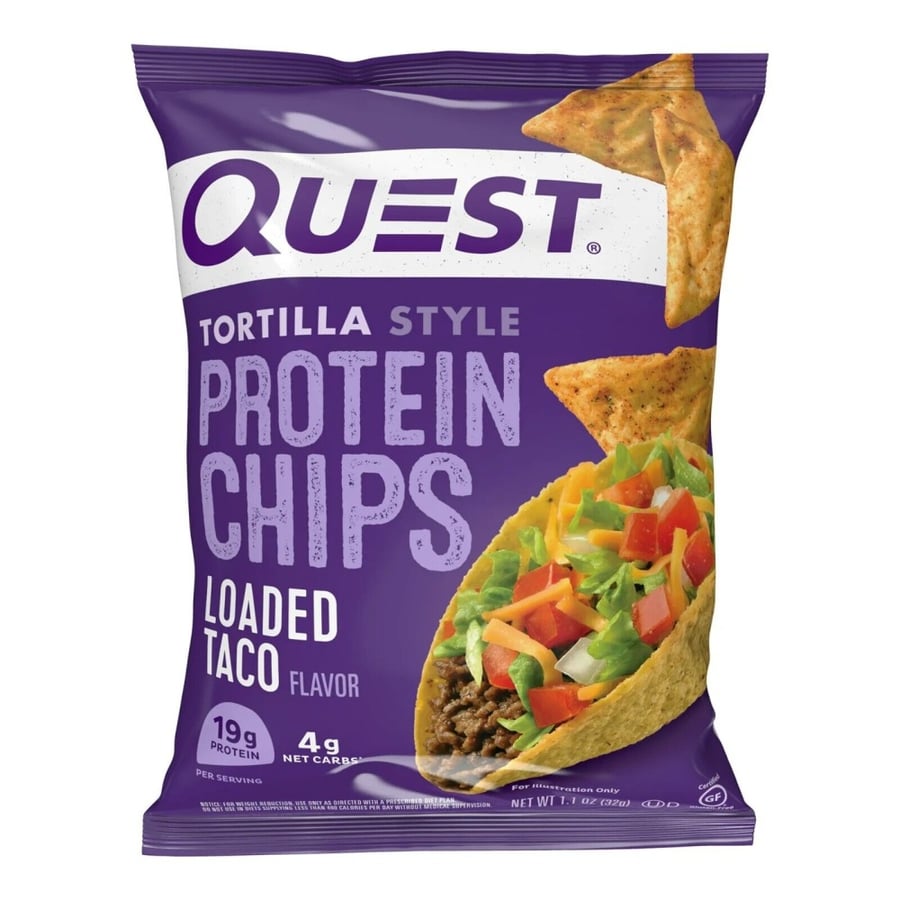 كويست رقائق التورتيلا بالبروتين - QUEST TORTILLA STYLE PROTEIN CHIPS