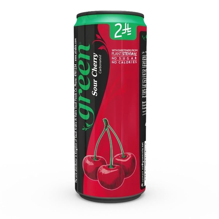 جرين كولا مشروب غازي طبيعي 240 مل - Green Cola natural soft drink
