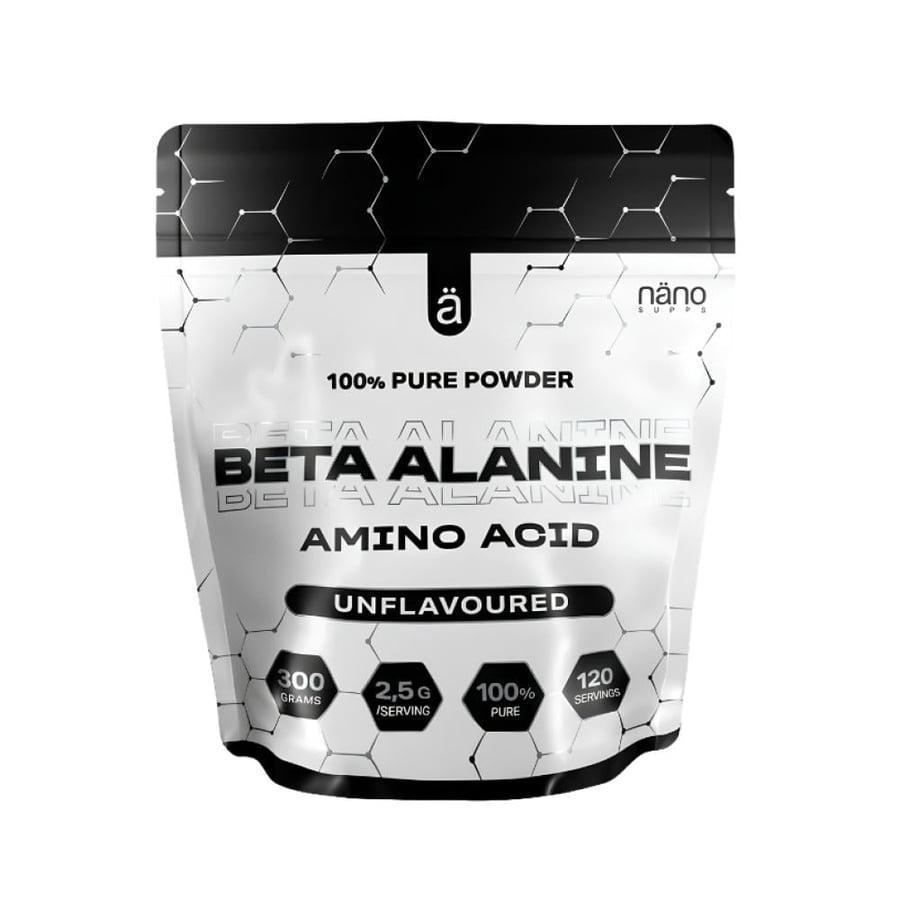 مسحوق بيتا ألانين نقي 100% نانو سابس 300 جم - Näno Supps Beta Alanine 100% Pure Powder