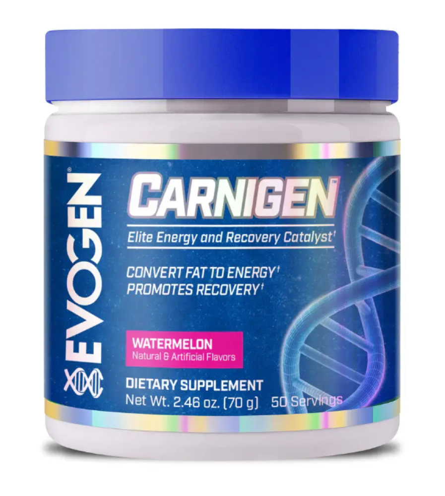 مسحوق الكارنيتين كارنيجين من إيفوجين (50 حصة) - Evogen Carnigen Premium Carnitine Powder