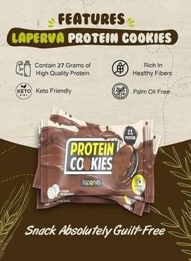 Laperva Cookies Protein filled with white cream