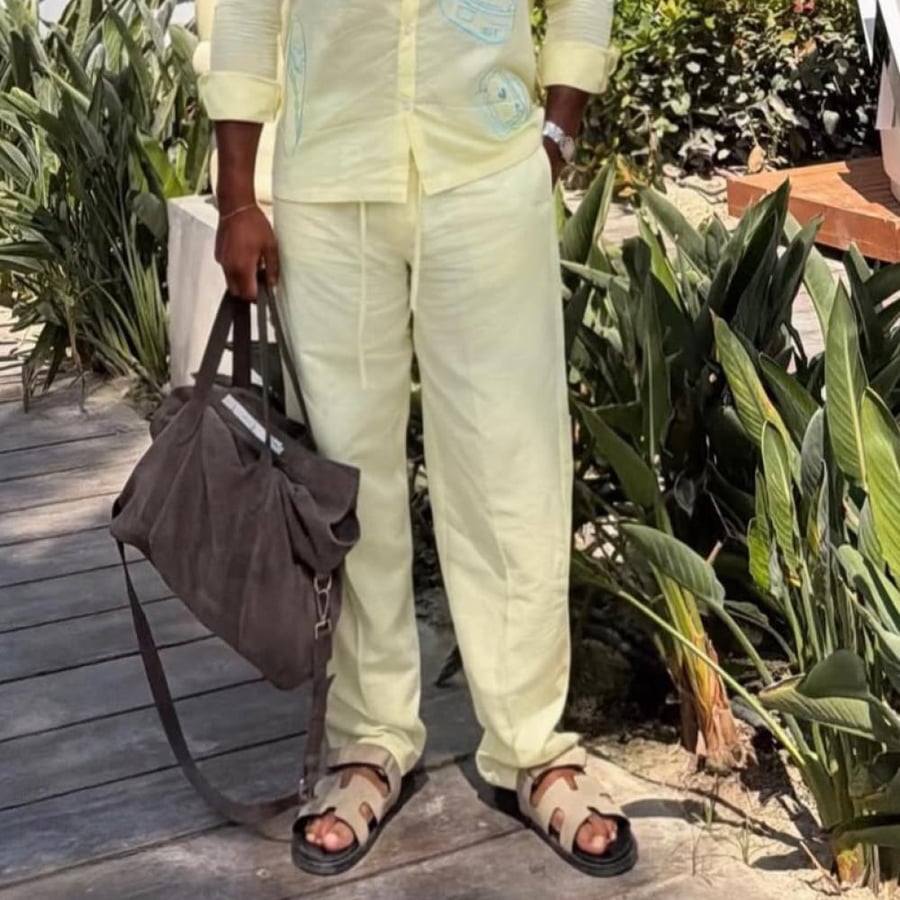 Classic Straight-Fit Linen Pants