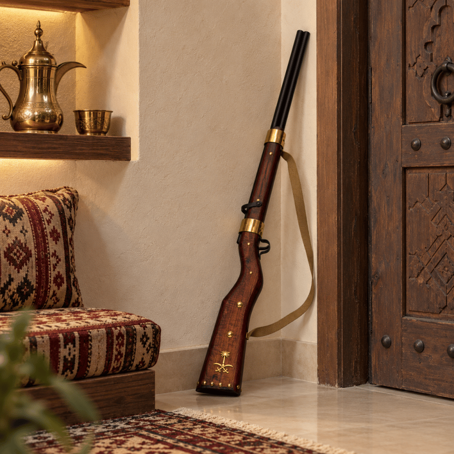 تحفة بندقية بارود تراثية للديكور