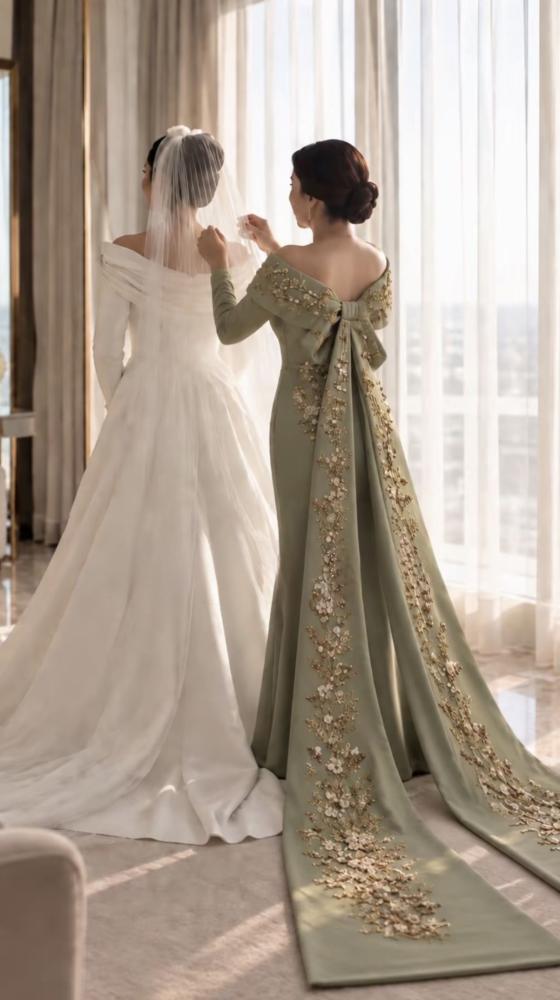 فستان  ملكه فخم تيفاني