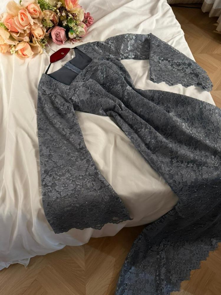 Khadija dress gray