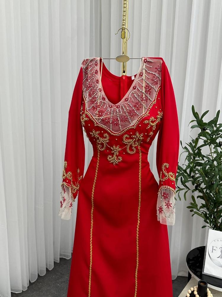 فستان سهره  احمر