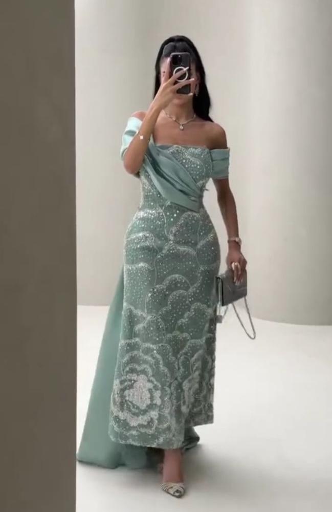 فستان سهره فخم تيفاني