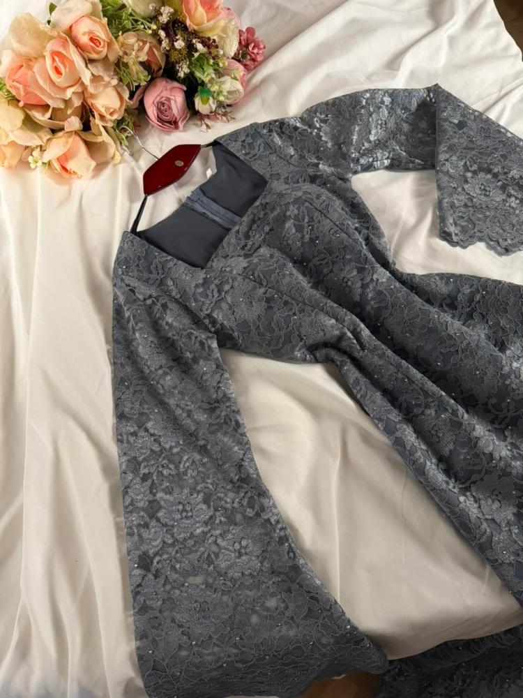 Khadija dress gray