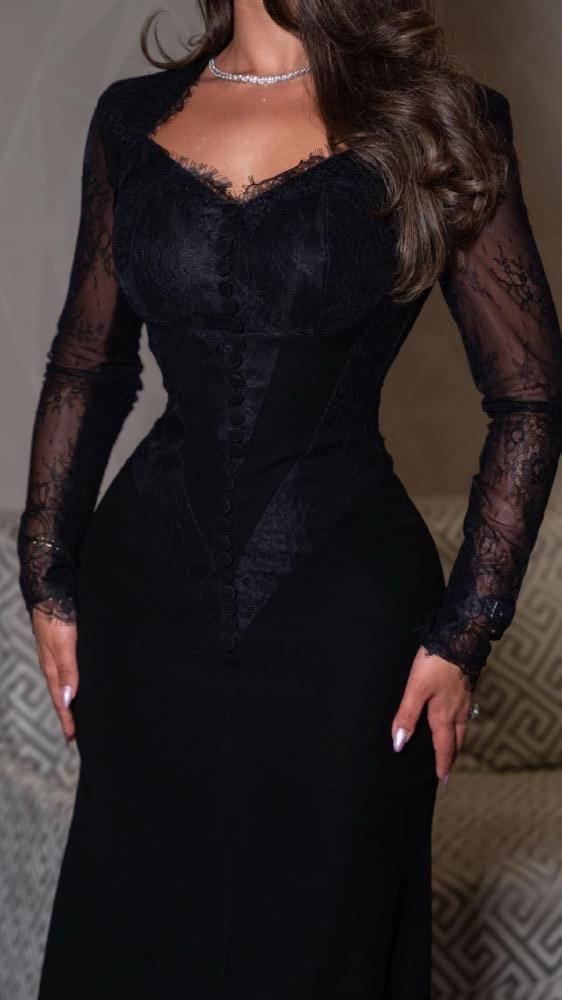 فستان  سهره اسود