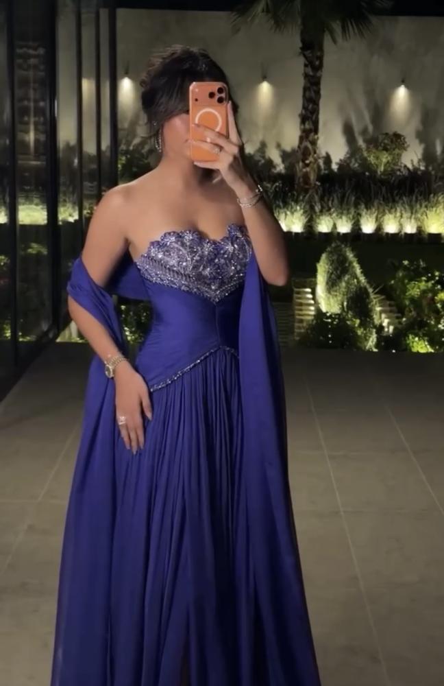 فستان  سهره فخم موف