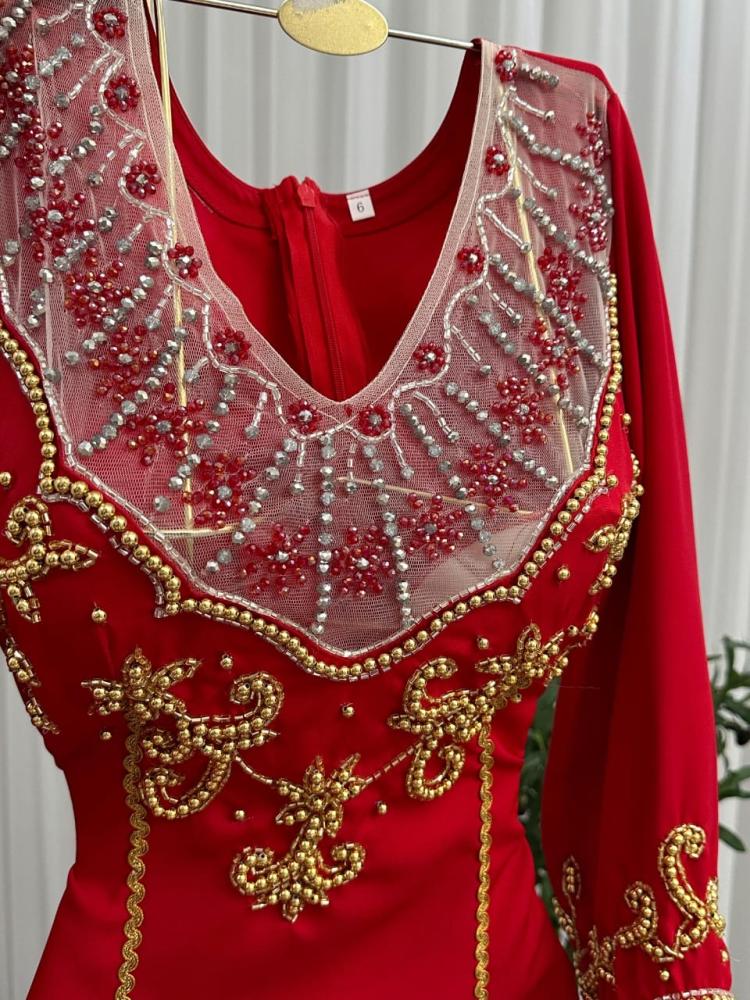 فستان سهره  احمر