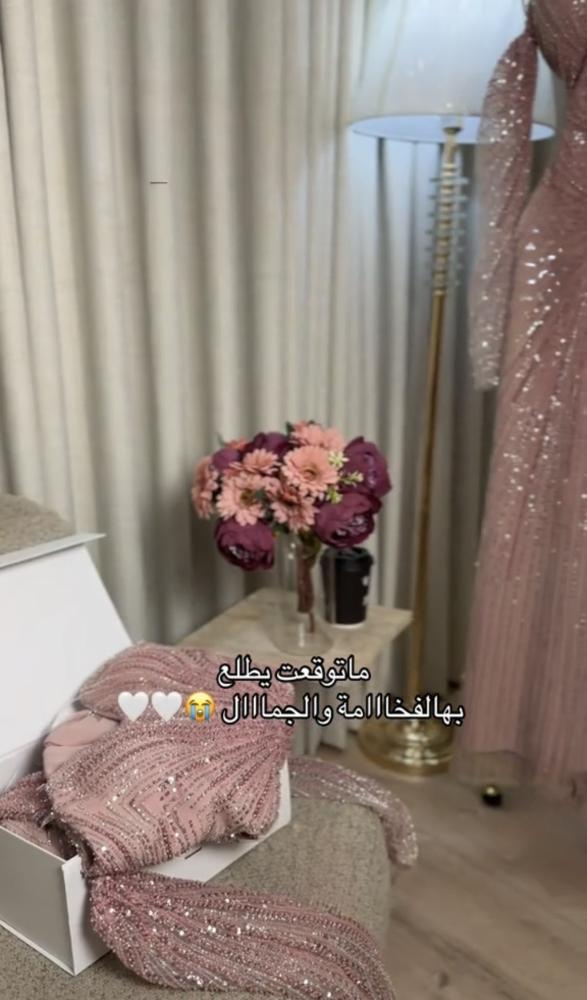 فستان  سيرين وردي باكمام