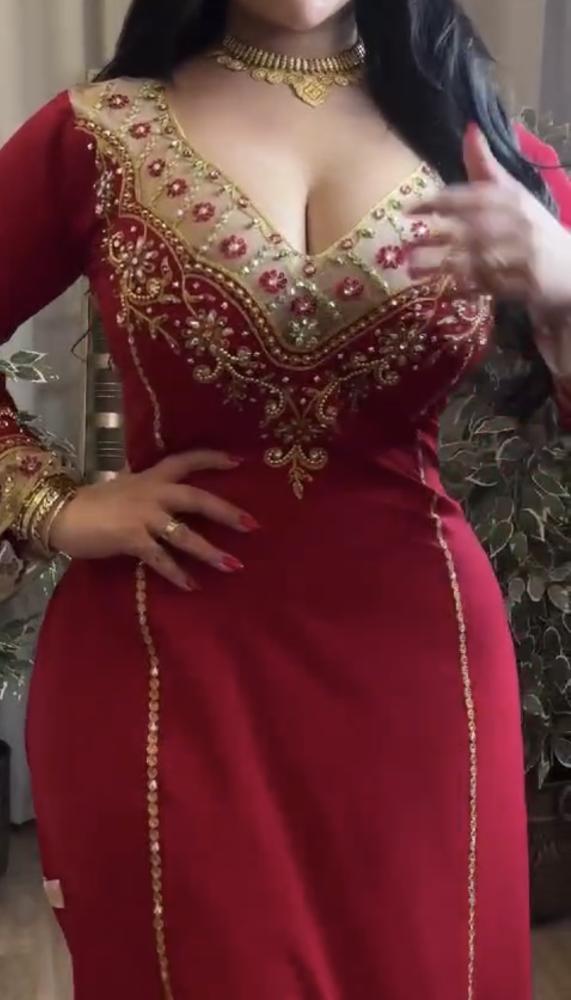 فستان سهره  احمر